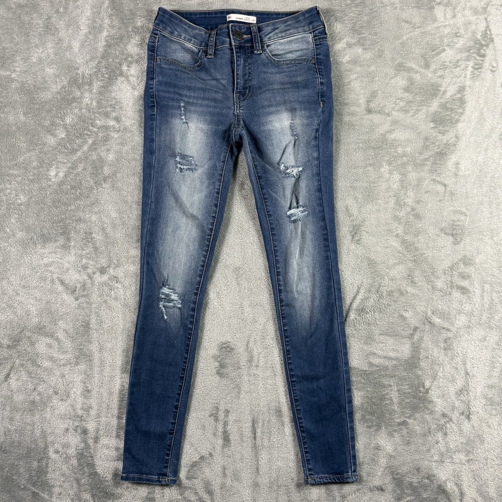 So Denim Ultimate Jegging Jeans Womens‎ Size 1 X 25W Blue Low Rise Medium Wash
